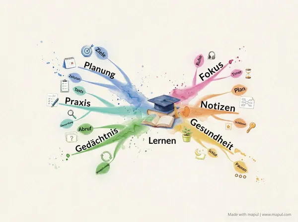 Beispiel einer Lern-Mindmap